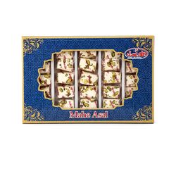 گز نوقا با مغز پسته ماه عسل آبی