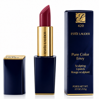 رژ لب جامد استی لادر Pure Color رنگ 420 Rebellious Rose