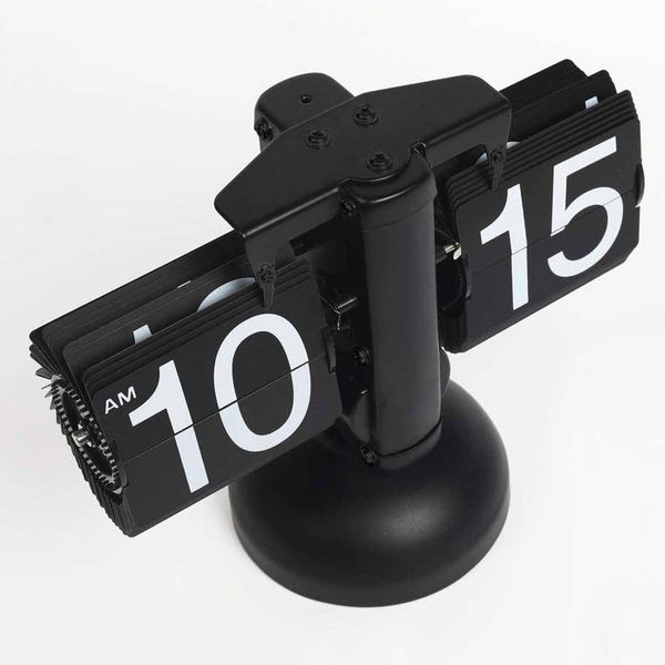 ساعت رومیزی مدل ورقه ای Flip Clock مشکی