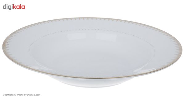 سرویس غذا خوری 102 پارچه چینی زرین ایران سری ایتالیا اف مدل Sepidar درجه عالی