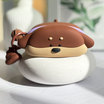 کاور ایرپاد Cartoon Puppy سیلیکونی با آویز