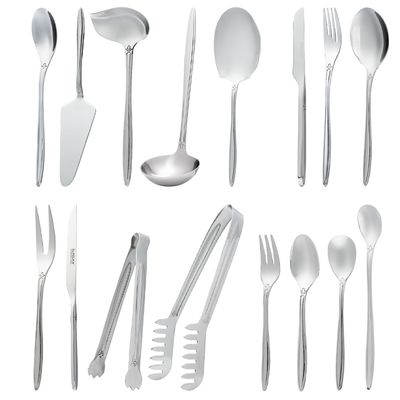 سرویس قاشق، چنگال و کارد استیل 146 پارچه 30 نفره کابان مدل 185