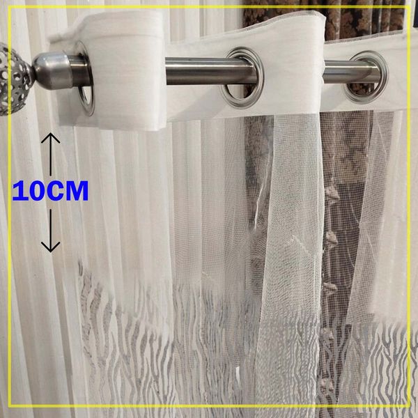 پرده تیکو دکو مدل تور فول امبرویدری کد 955 سایز 280*150 سانتیمتر مجموعه دو عددی