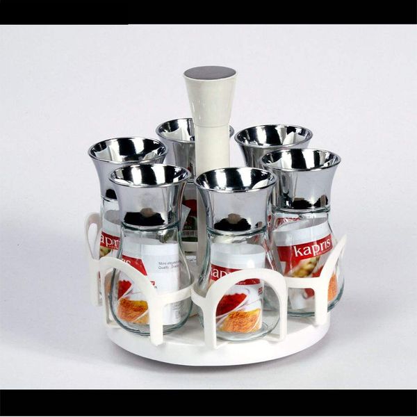 ست جای ادویه 7 پارچه کاپریس کد 12662*25