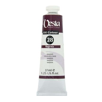 رنگ روغن وستا مدل مدل 28 magenta حجم 37 میلی لیتر