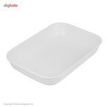 دیس چینی مستطیل لازانیا چینی زرین ایران سایز 40 درجه عالی