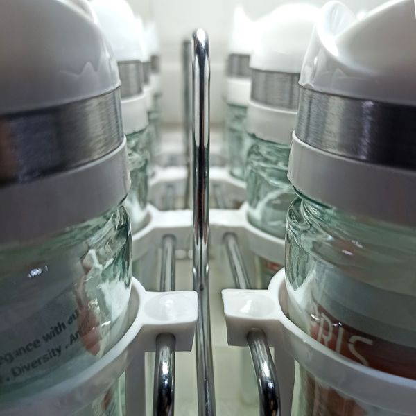 ست جا ادویه 8 پارچه کاپریس مدل فلورا کد GGW8