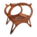 جای خواب سگ و گربه مدل لانه چوبی کد B96