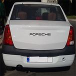 برچسب بدنه خودرو مارکت میکس طرح لوگو پورشه مدل Porsche Logo کد 1133MMIX