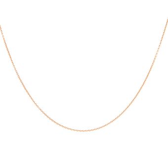 زنجیر طلا 18 عیار زنانه مدل فلامینگو GC003