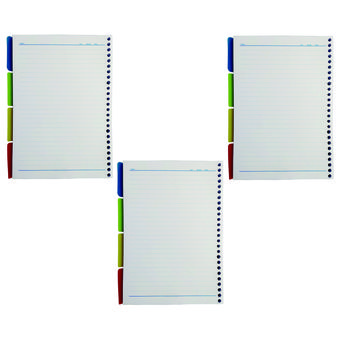 کاغذ کلاسوری 100 برگ بسته 12 عددی