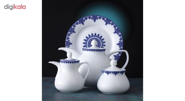 سرویس غذاخوری 108 پارچه چینی زرین ایران مدل شهرزاد سمرقند درجه یک