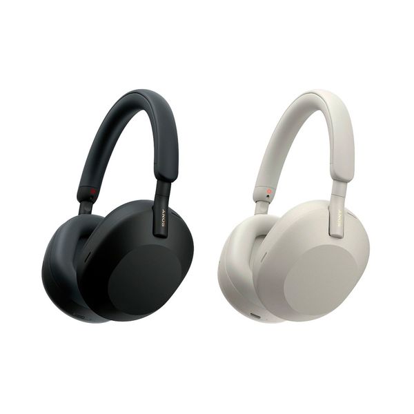 هدفون بیسیم سونی مدل WH-1000XM5 با نویز کنسلینگ فعال (ANC)، درگاه شارژ USB Type-C، دارای 4 میکروفون با فناوری Beamforming، پشتی