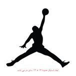 استیکر خودرو طرح بسکتبال کد 1174