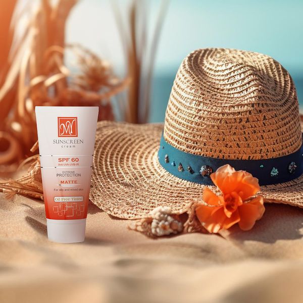 کرم ضدآفتاب رنگی مای مدل SPF60، مناسب پوست‌های چرب و مختلط، حجم 50 میلی‌لیتر