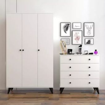 کمد لباس کودک مدل GB30010 به همراه دراور