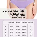 لباس زیر قاعدگی لیوا فارما مدل بامبو کمرگیپور