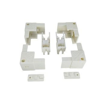 ست یراق توری پلیسه رنگ سفید معمولی