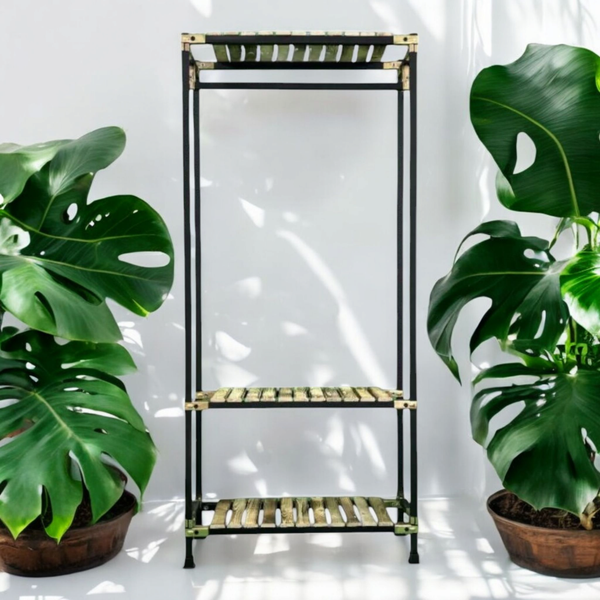 رگال لباس ایستاده چوب و فلز مدل روژان