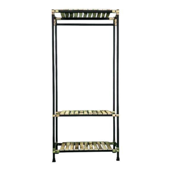 رگال لباس ایستاده چوب و فلز مدل روژان