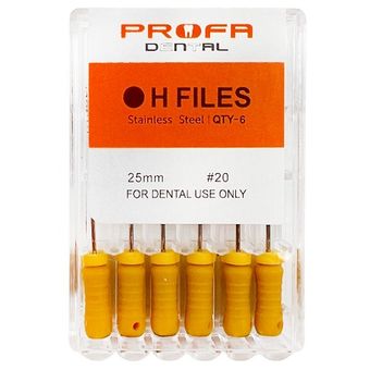 اچ فایل دستی پروفاسایز 20 طول 25  H FILE PROFA