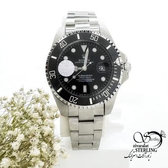 ساعت مردانه برند ROLEX (رولکس) صفحه مشکی کد 20011