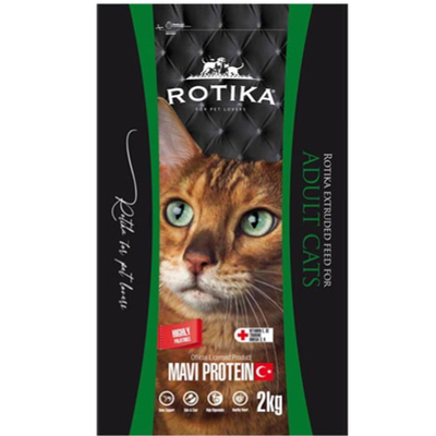 غذای خشک گربه‌ی بالغ روتیکا هر کیلو(در بسته‌های زوتوپیا) / Rotika adult dry cat food