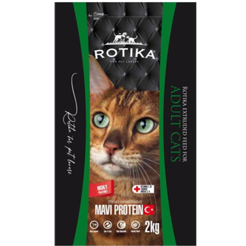 غذای خشک گربه‌ی بالغ روتیکا هر کیلو(در بسته‌های زوتوپیا) / Rotika adult dry cat food