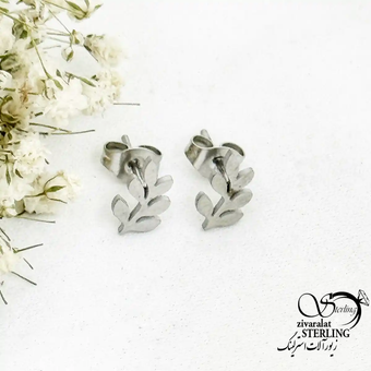 گوشواره میخی طرح گندمی کد 20139