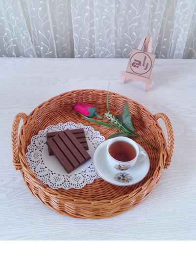 سینی گرد حصیری استودیو راح