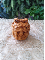 باکس پاپیون‌دار کوچک حصیری استودیو راح