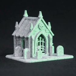 کیت کارت آرامگاه هالووین | Spooky Mausoleum Kit Card