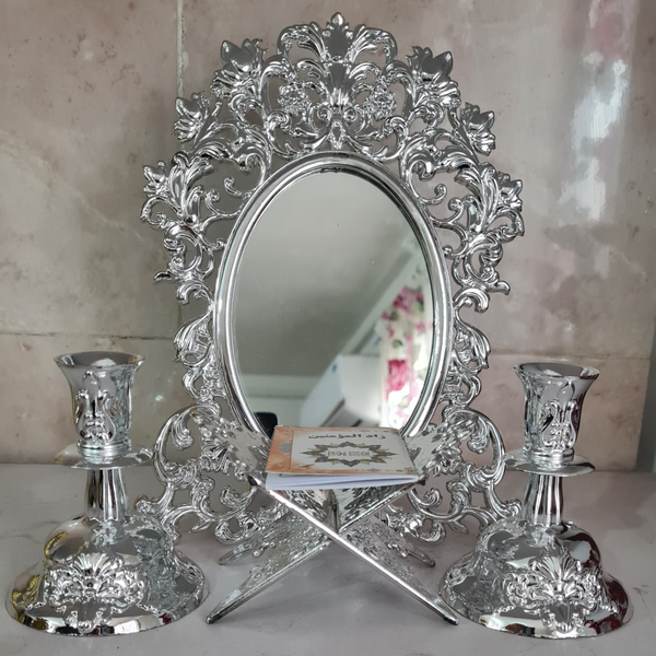 آینه و شمعدان نگار 18 عدد در کارتن