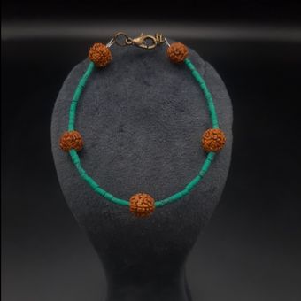 دستبند مینی مال دانه رودراگشا