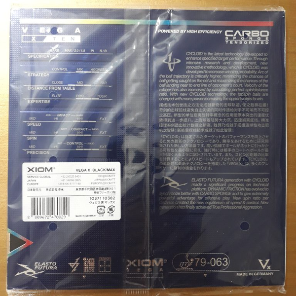 رویه راکت ژیوم مدل وگا ایکس xiom Vega x