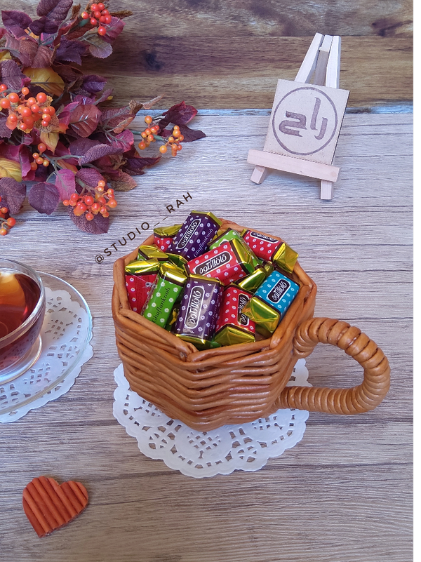 فنجان حصیری استودیو راح