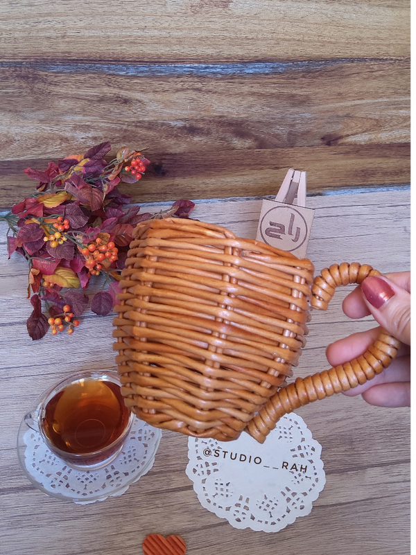 فنجان حصیری استودیو راح