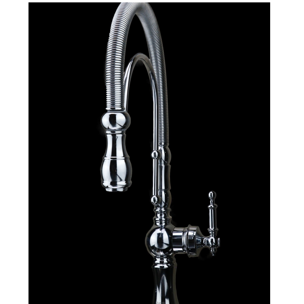 شیر آشپزخانه مدل لئو فنردار شاوری | برند لازارو