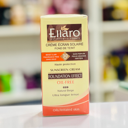 ضدآفتاب آرایشی الارو فاقد چربی spf30 بژ طبیعی