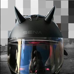 شاخ شیطانی کلاه ایمنی موتور بسته دو عددی