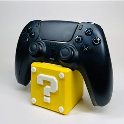 استند نگهدارنده دسته بازی PS5 طرح جعبه سوالی ماریو | پایه دسته پلی استیشن Question Block