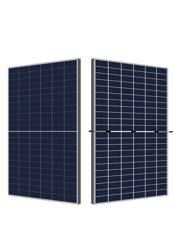 پنل خورشیدی 720 وات دوطرفه ترینا سولار Trina Solar پالتی | فناوری i-TOPCon با راندمان 23.2٪ و شیشه دوجداره