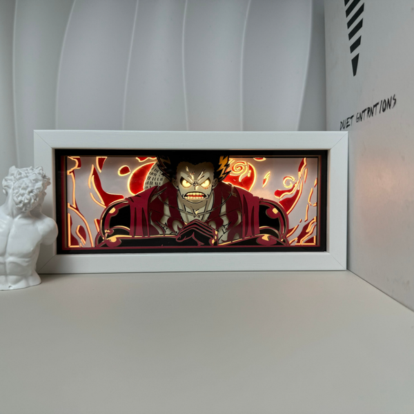 تابلو لایت باکس انیمه ای لوفی 4 وانپیس | One Piece Luffy Gear 4 Light Box