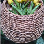 گلدان گلابی کوچک حصیری