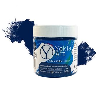 رنگ پارچه اوپک 300 میل کد14 آبی