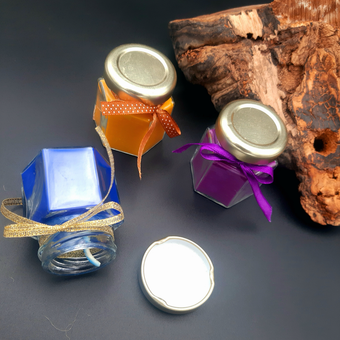 شمع عطری شیشه ایی