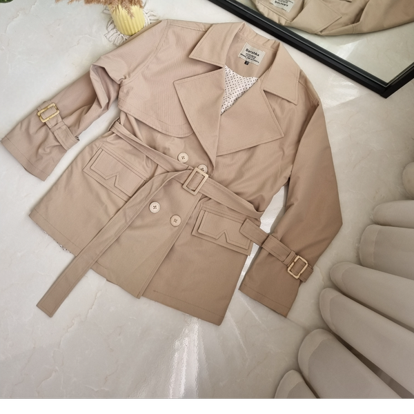 بارانی کتان آستردار