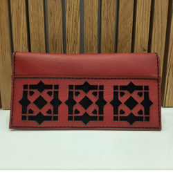 کیف پول زنانه چرم مدل آژین