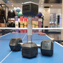 دمبل شش ضلعی 3 کیلوگرمی مکسول بسته دو عددی