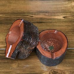 زیر سیگاری تنه درخت